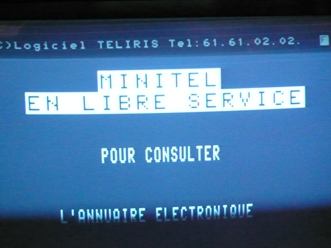minitel screen